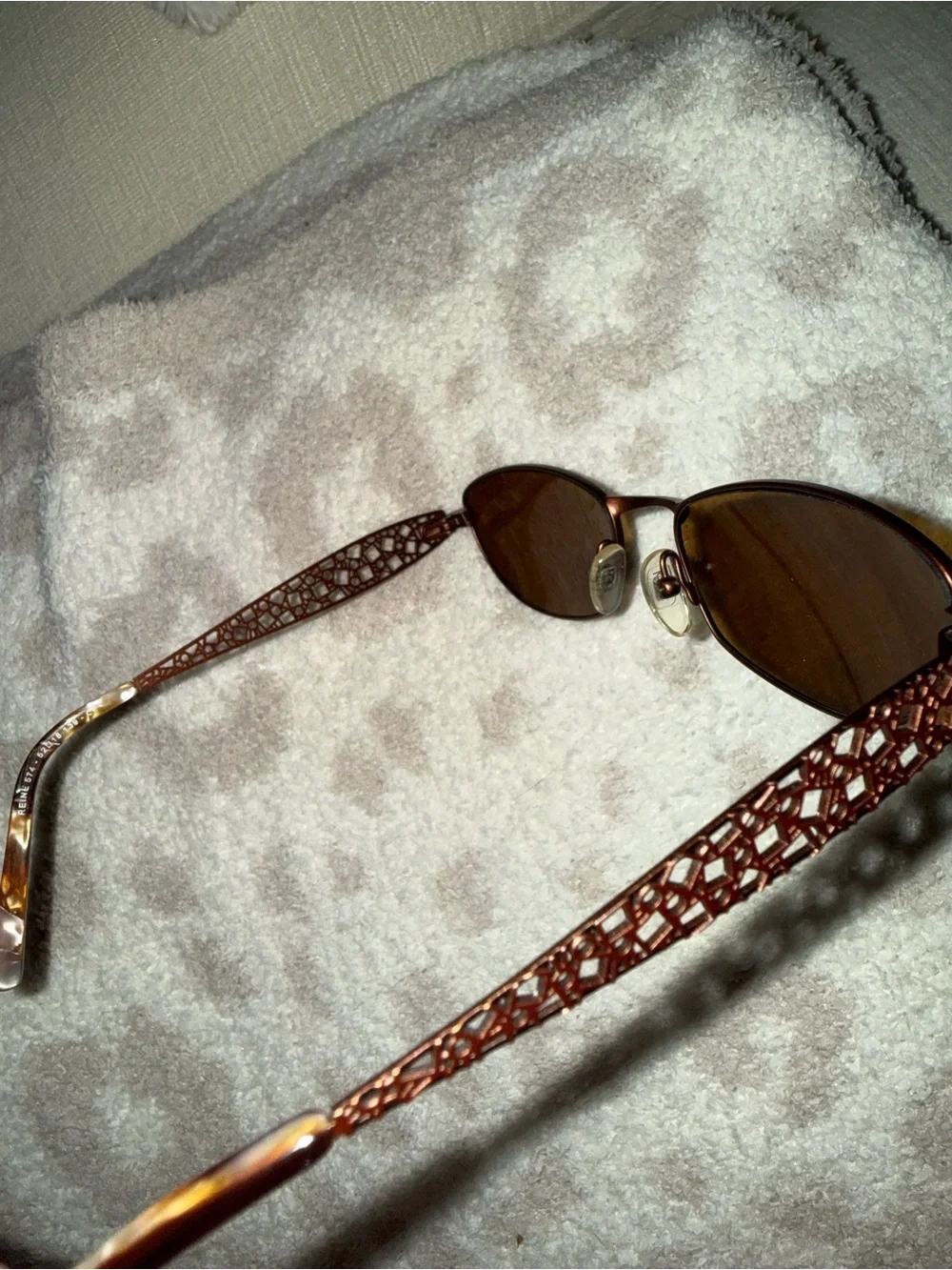 Jean Lafont Sunglasses Vintage Paris Made in France Brown